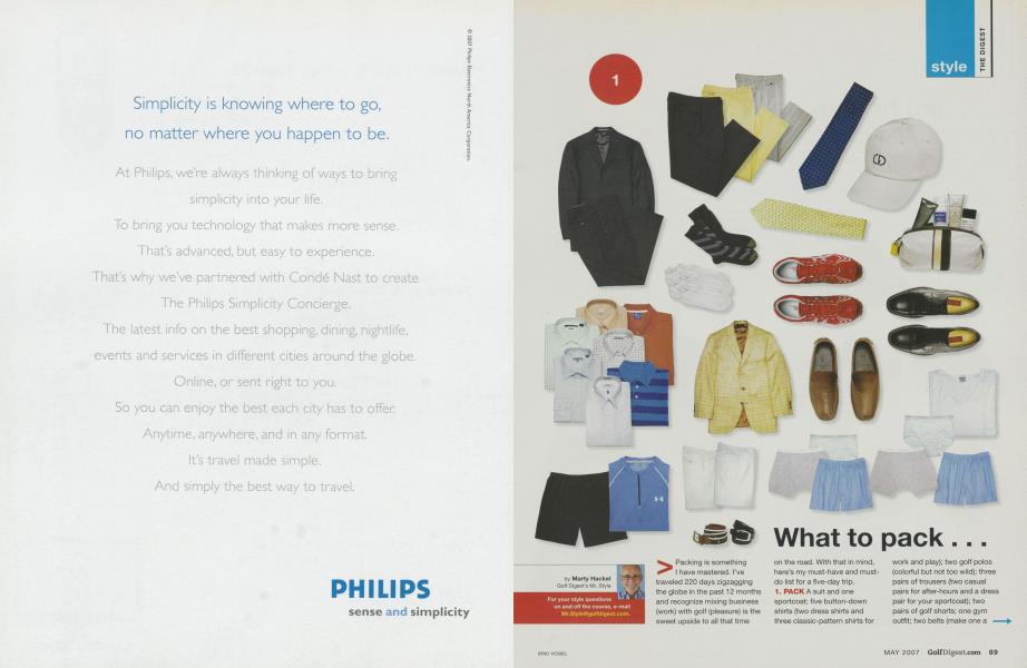 What to pack ...