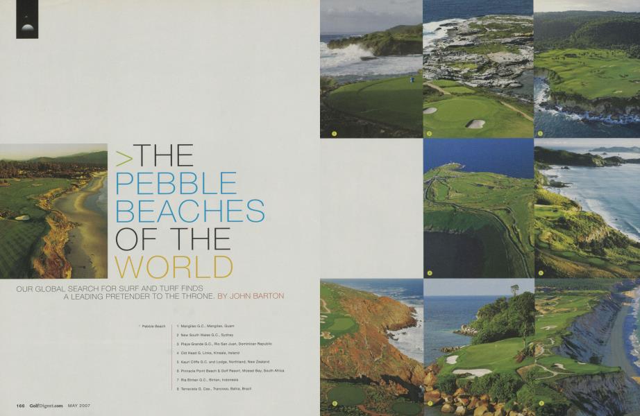 THE PEBBLE BEACHES OF THE WORLD