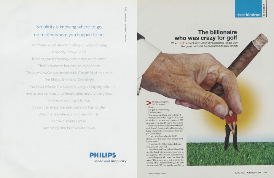 The billionaire who was crazy for golf