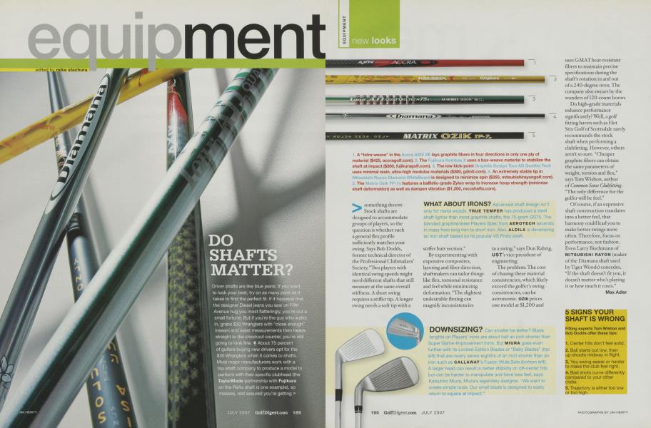 DO SHAFTS MATTER?