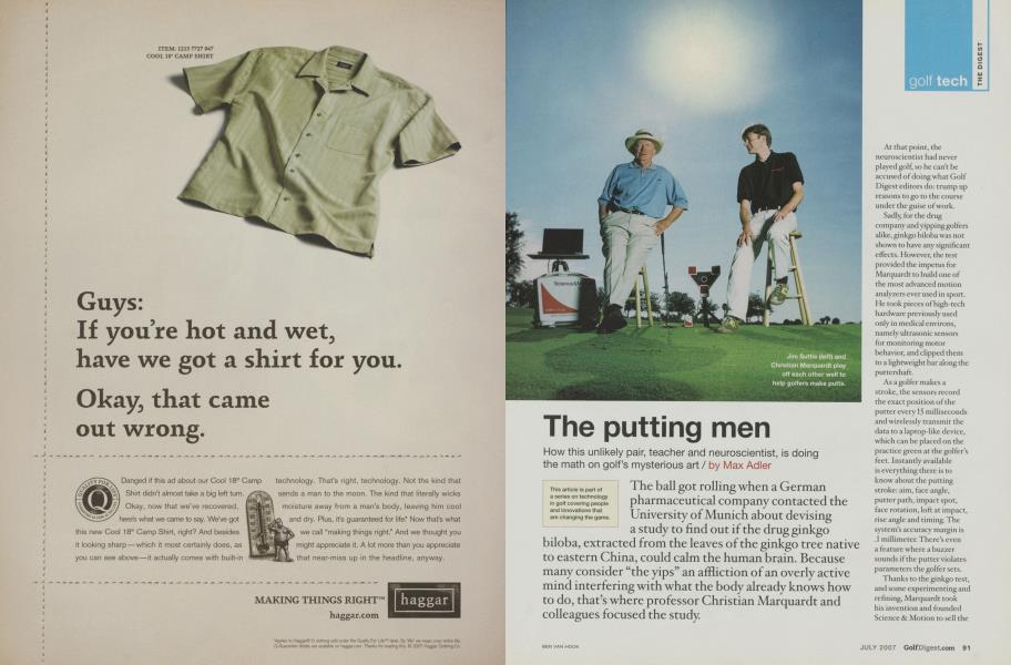 The putting men