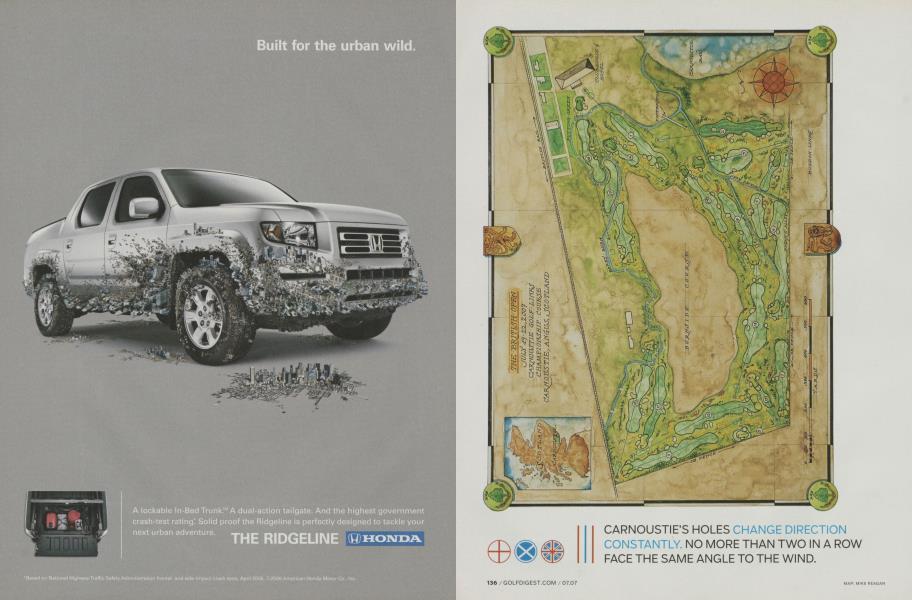 CARNOUSTIE COURSE MAP