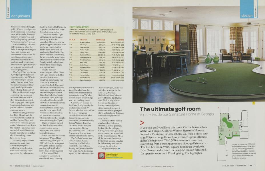 The ultimate golf room