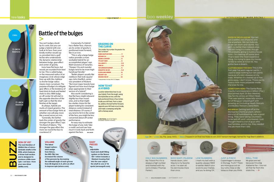 What`s in my bag: Boo Weekley