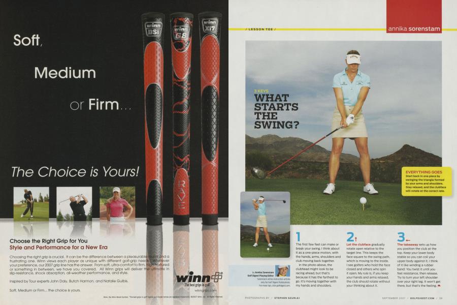3 KEYS WHAT STARTS THE SWING?