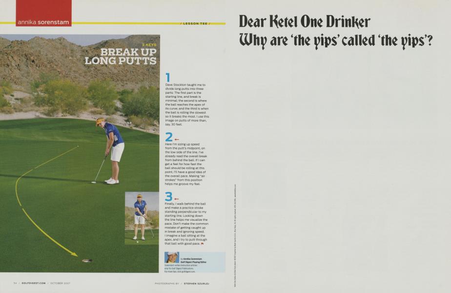 BREAK UP LONG PUTTS