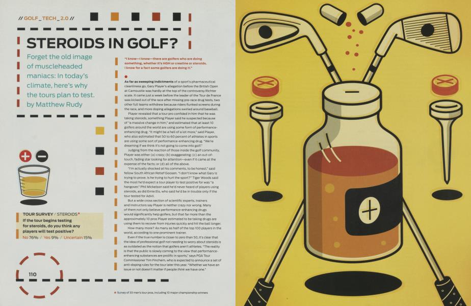 STEROIDS IN GOLF?