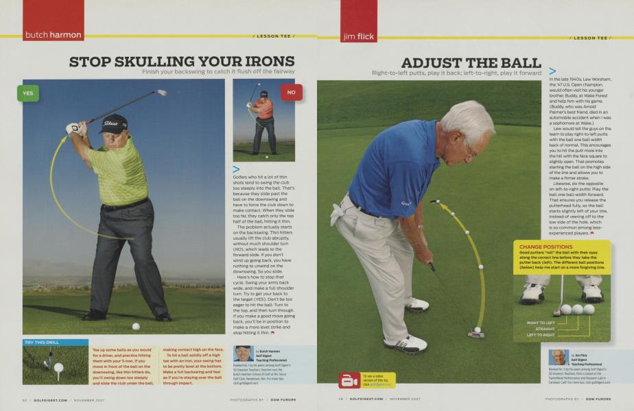 ADJUST THE BALL