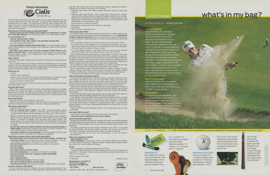 What's in my bag?: Hunter Mahan