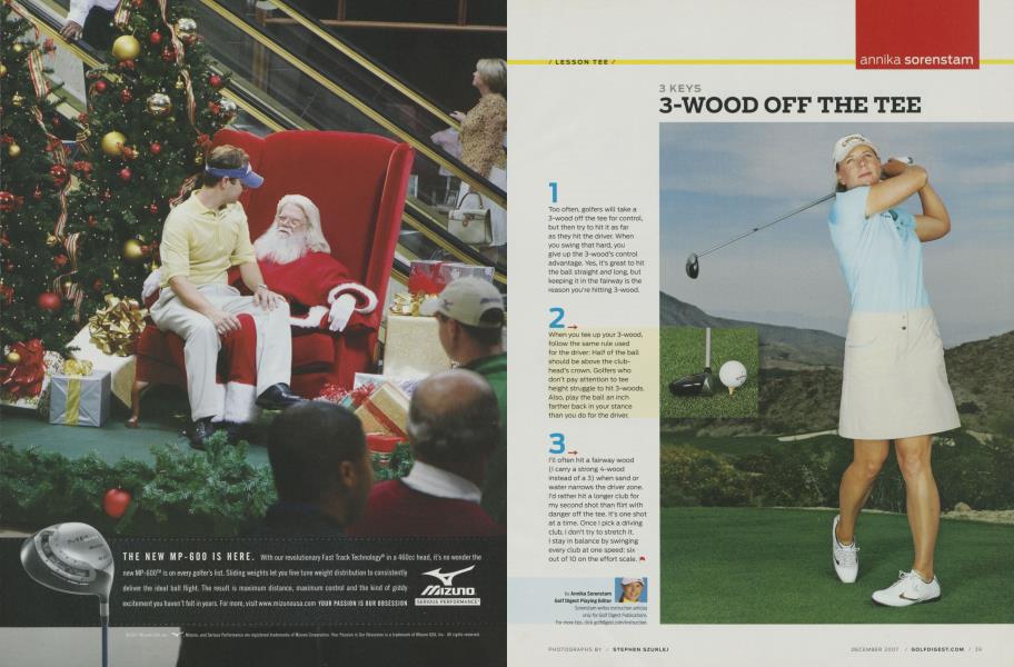 3-WOOD OFF THE TEE