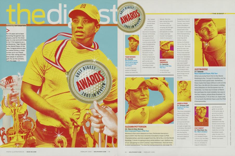 GOLF DIGEST AWARDS 2007 IN REVIEW