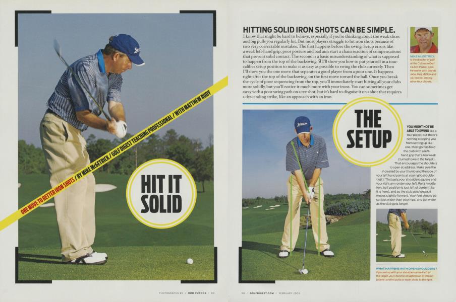 ONE MOVE TO BETTER IRON SHOTS