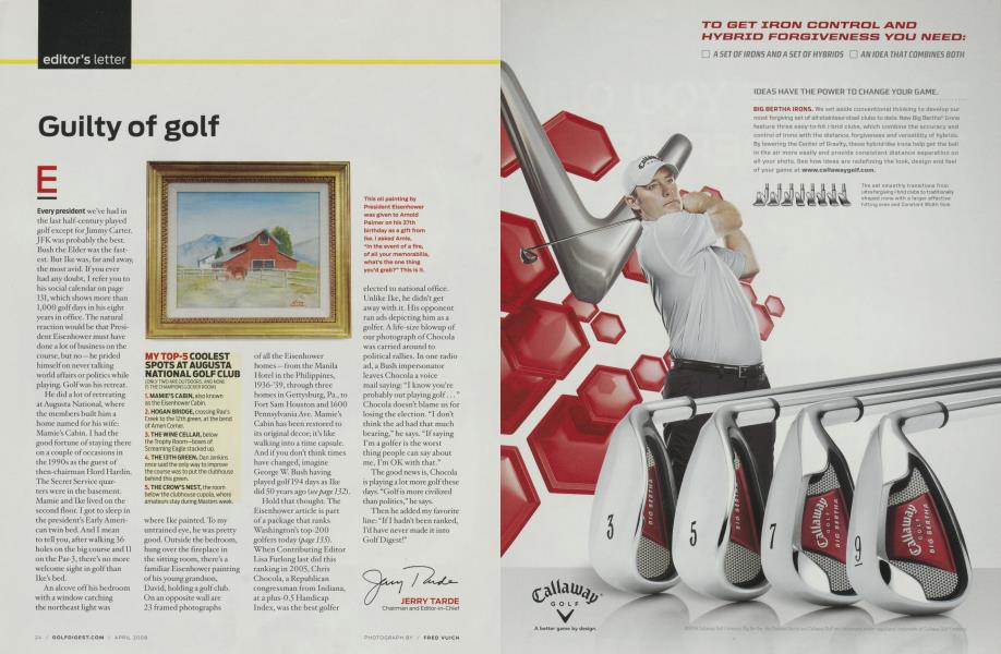 Guilty of golf