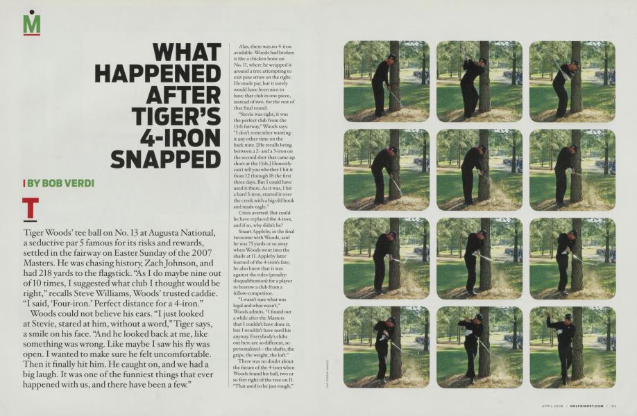 WHAT HAPPENED AFTER TIGER’S 4-IRON SNAPPED