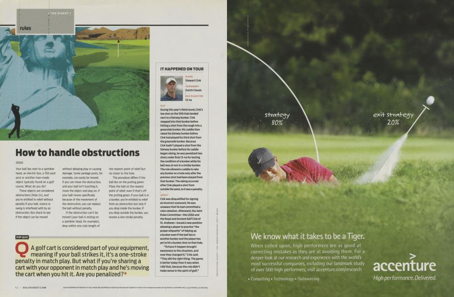 How to handle obstructions
