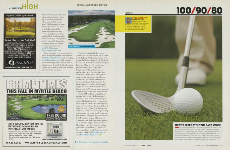 HOW TO SCORE WITH YOUR SAND WEDGE