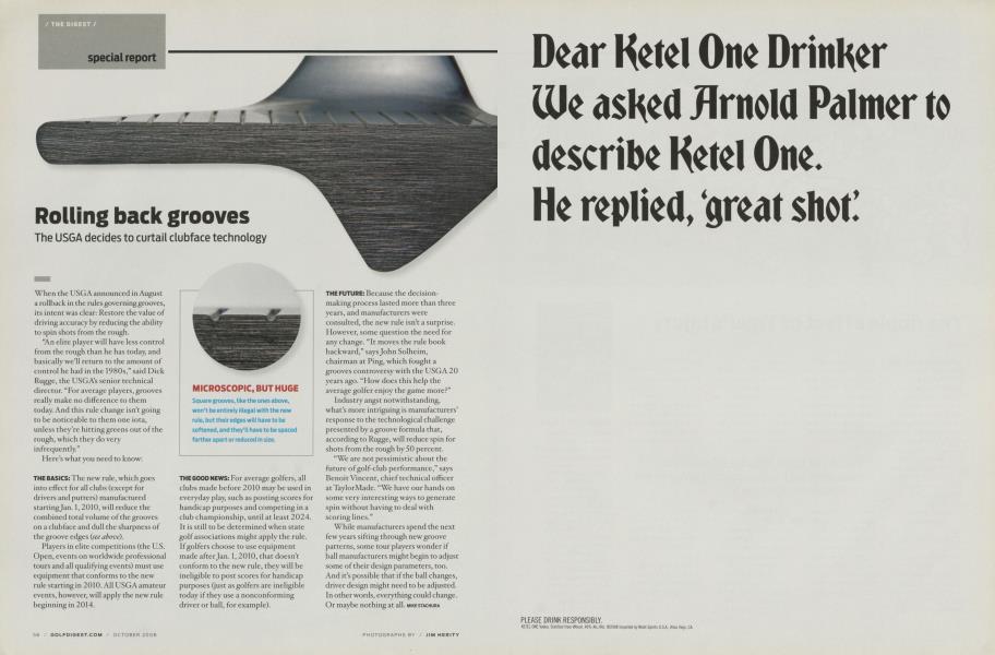 Rolling back grooves