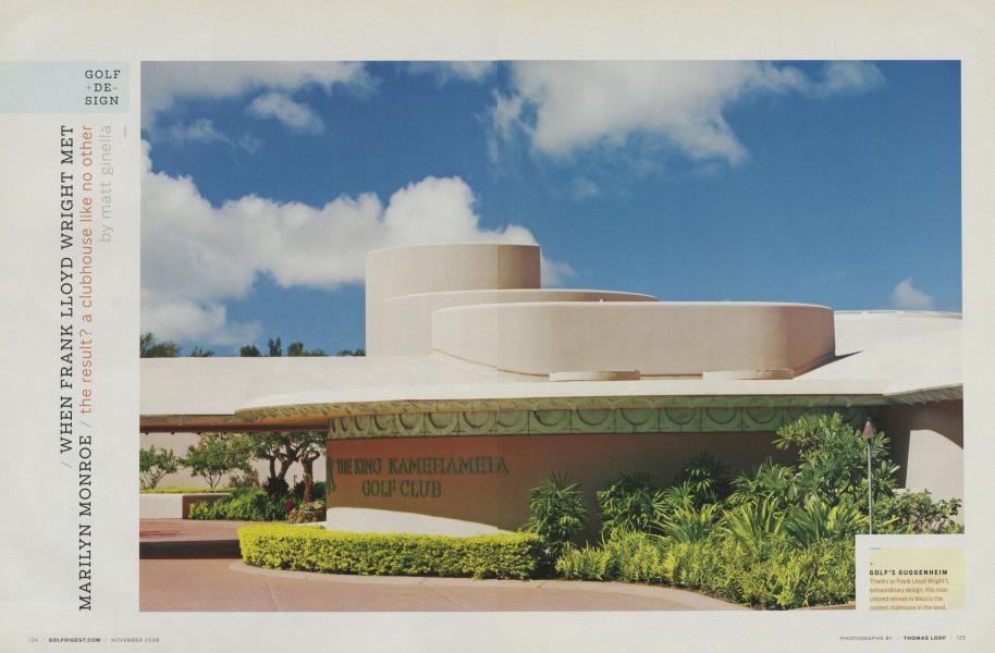 WHEN FRANK LLOYD WRIGHT MET MARILYN MONROE