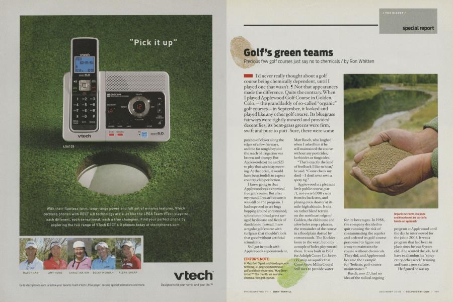 Golf’s green teams