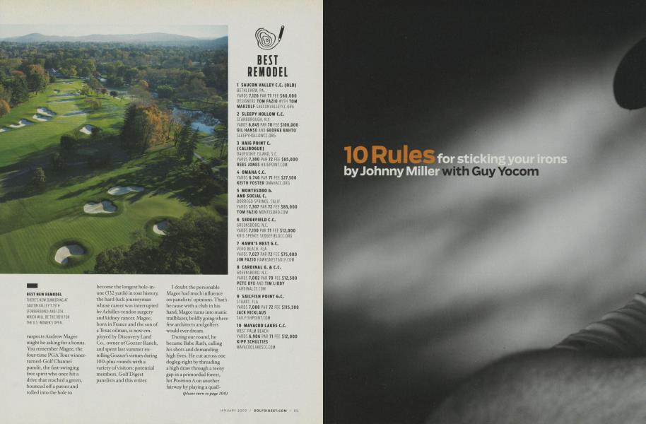 10 Rules for sticking your irons