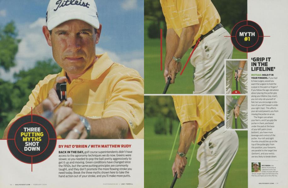 THREE PUTTING MYTHS SHOT DOWN