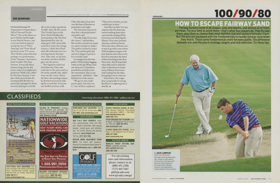 HOW TO ESCAPE FAIRWAY SAND