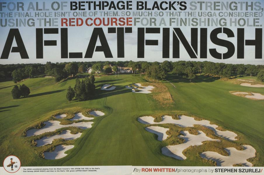 A FLAT FINISH