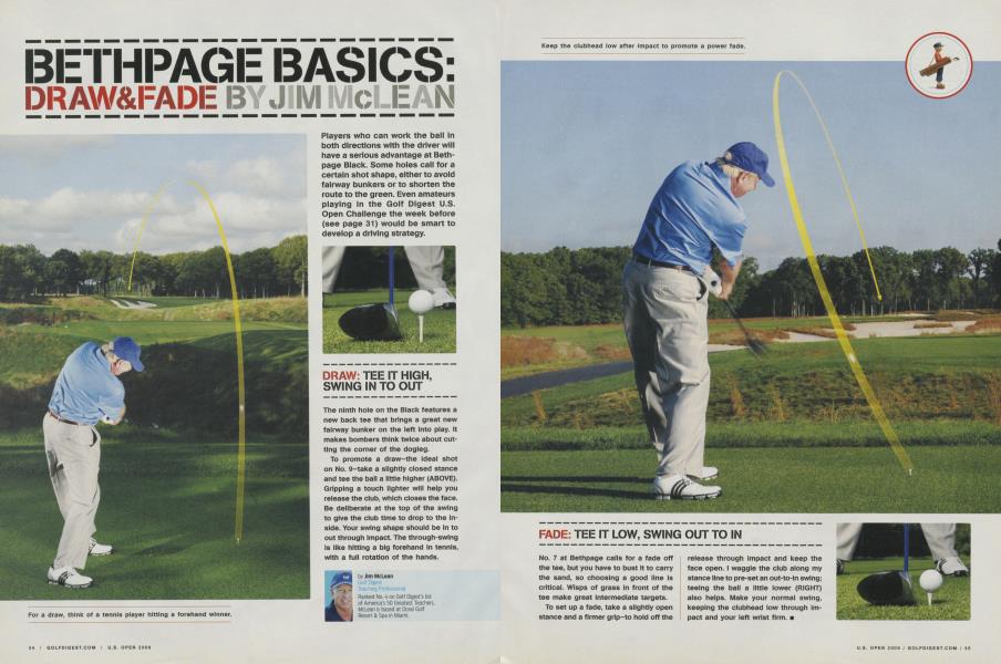 BETHPAGE BASICS: DRAW&FADE