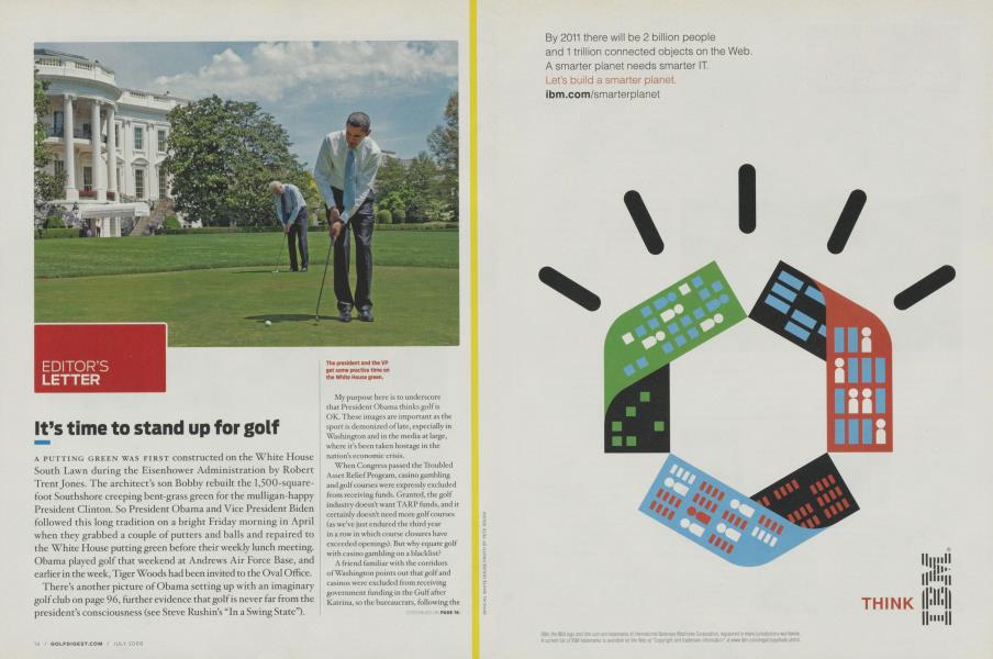 It’s time to stand up for golf