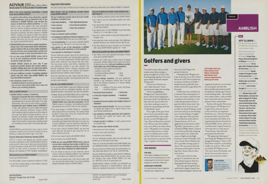 Golfers and givers