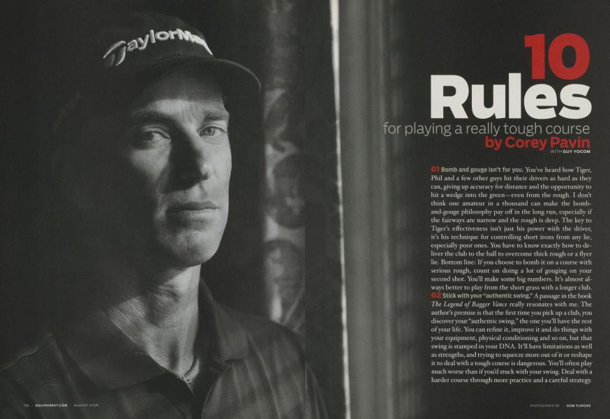 10 Rules for playing a really tough course