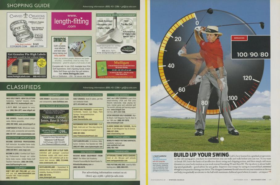 BUILD UP YOUR SWING