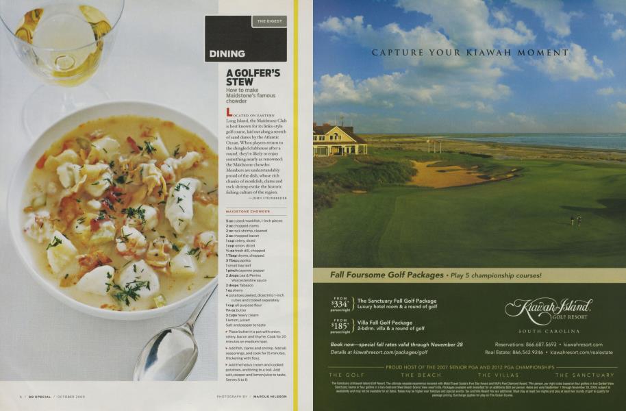 A GOLFER’S STEW