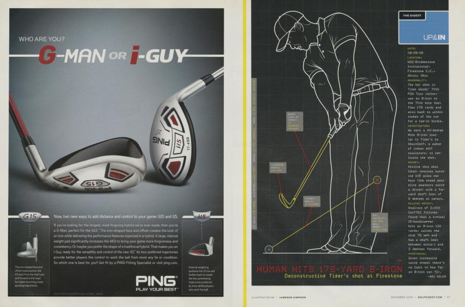 HUMAN HITS 179-YARD 8-IRON