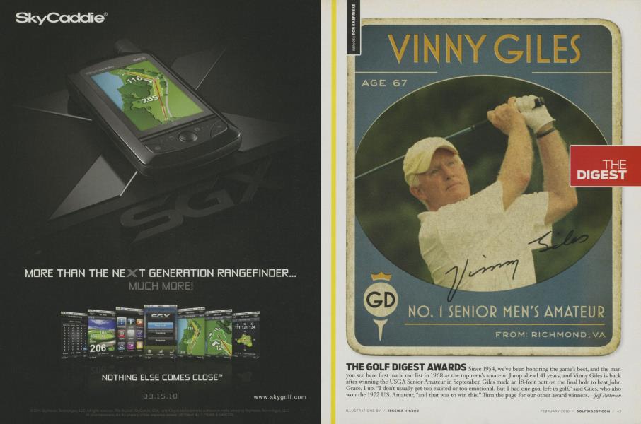 THE GOLF DIGEST AWARDS