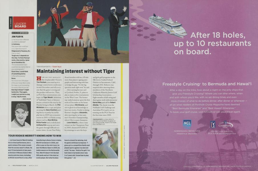 Maintaining interest without Tiger