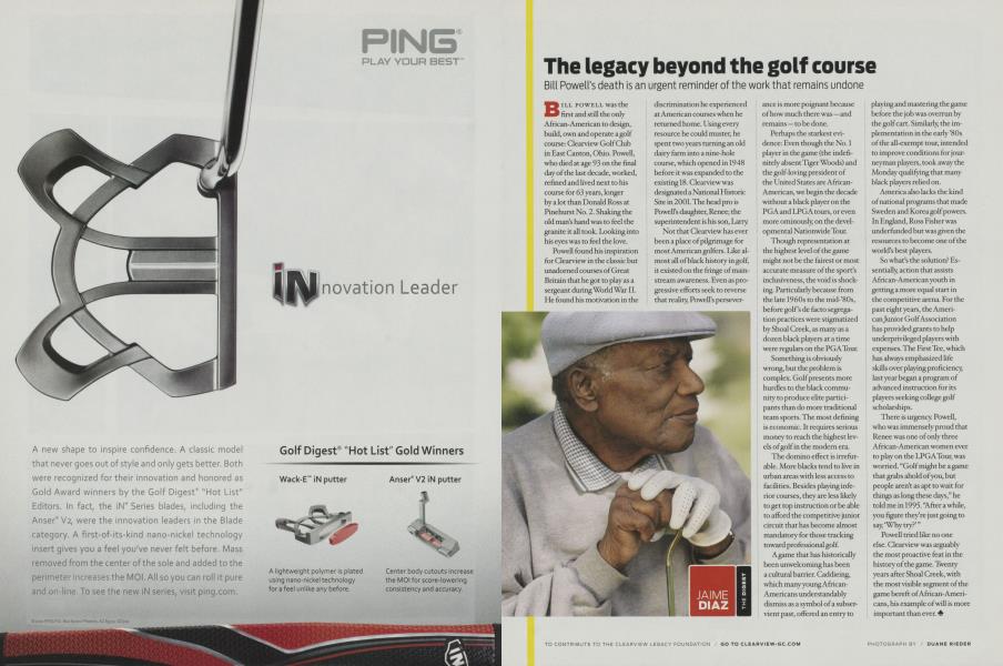 The legacy beyond the golf course