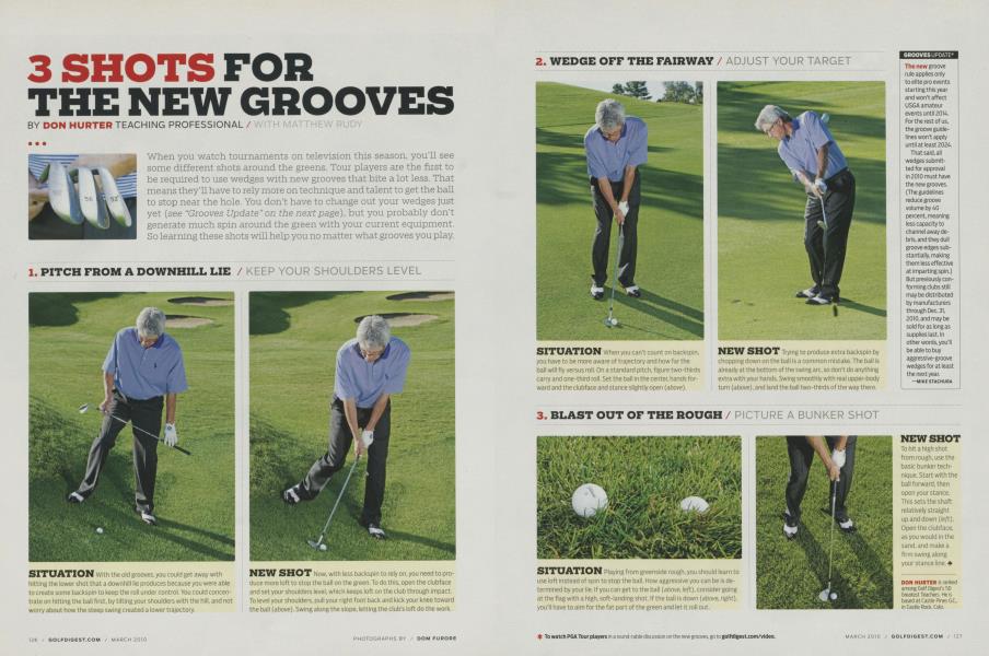 3 SHOTS FOR THE NEW GROOVES