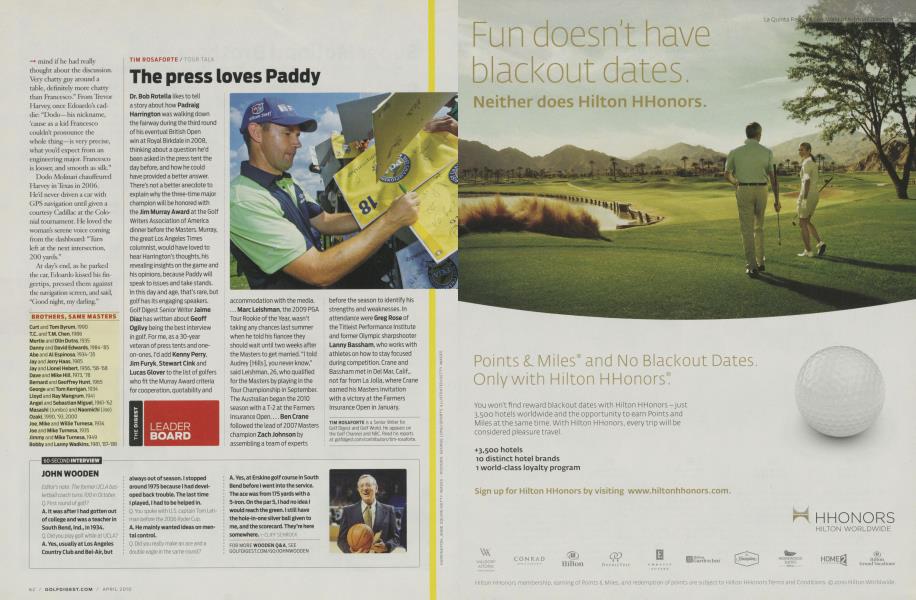The press loves Paddy