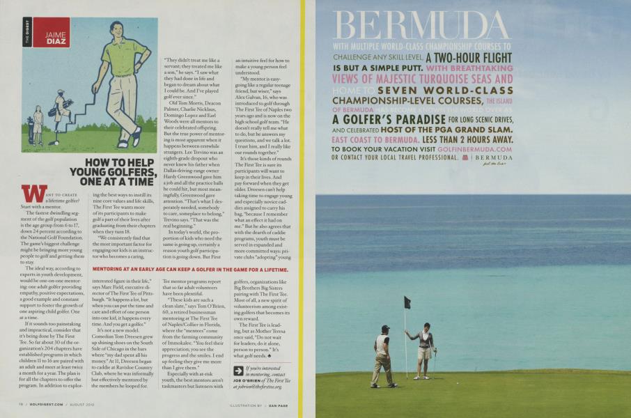 HOW TO HELP YOUNG GOLFERS, ONE AT A TIME