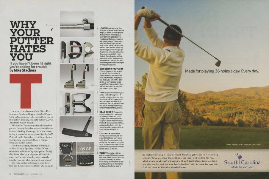 WHY YOUR PUTTER HATES YOU