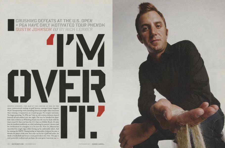 'I'M OVER IT'.