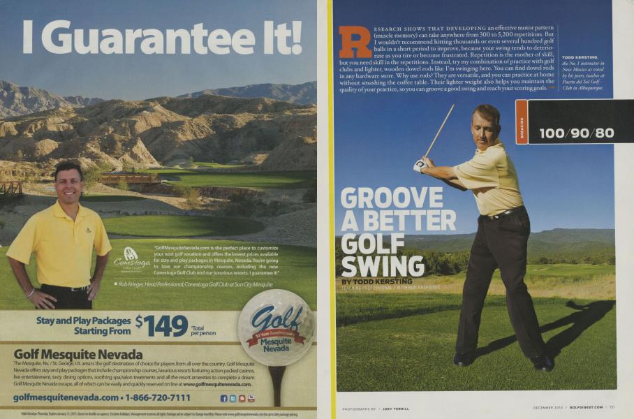 GROOVE A BETTER GOLF SWING