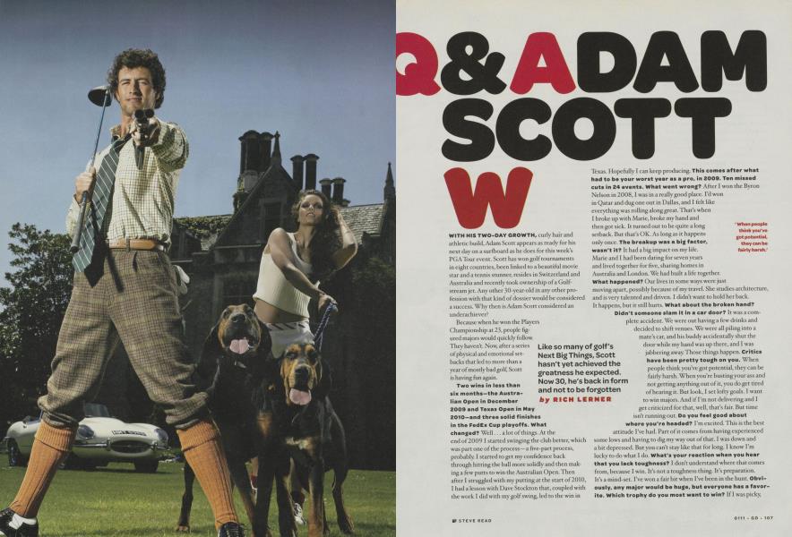 Q & A: ADAM SCOTT