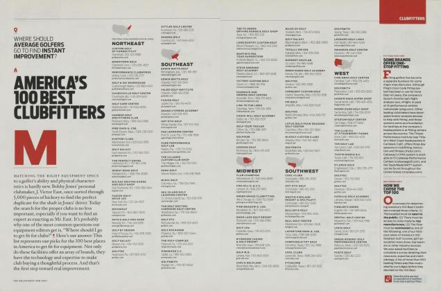 AMERICA’S 100 BEST CLUBFITTERS