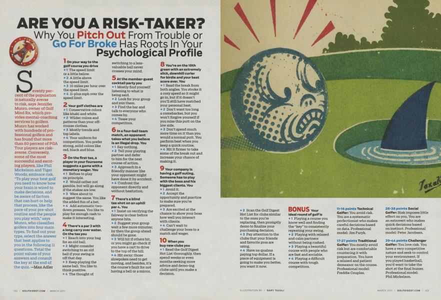 ARE YOU A RISK-TAKER?