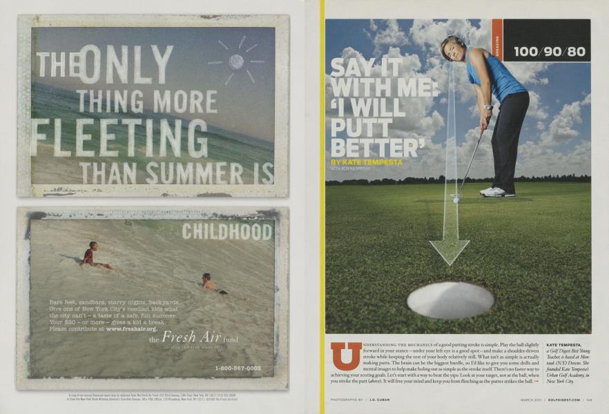 SAY IT WITH ME: ' I WILL PUTT BETTER'