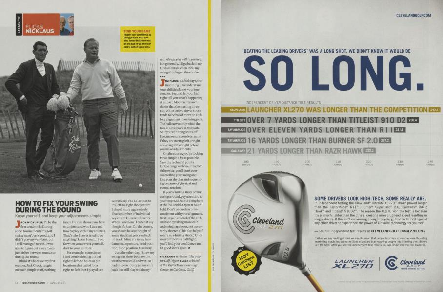 HOW TO FIX YOUR SWING DURING THE ROUND