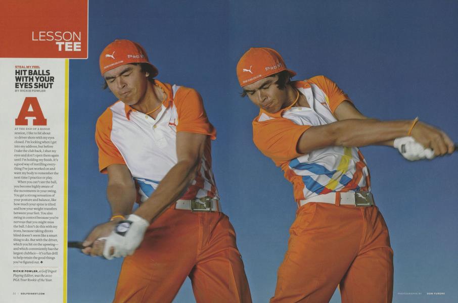 HIT BALLS WITH YOUR EYES SHUT