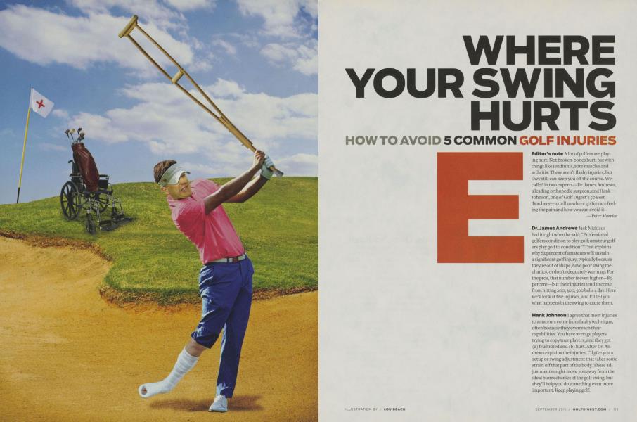 WHERE YOUR SWING HURTS